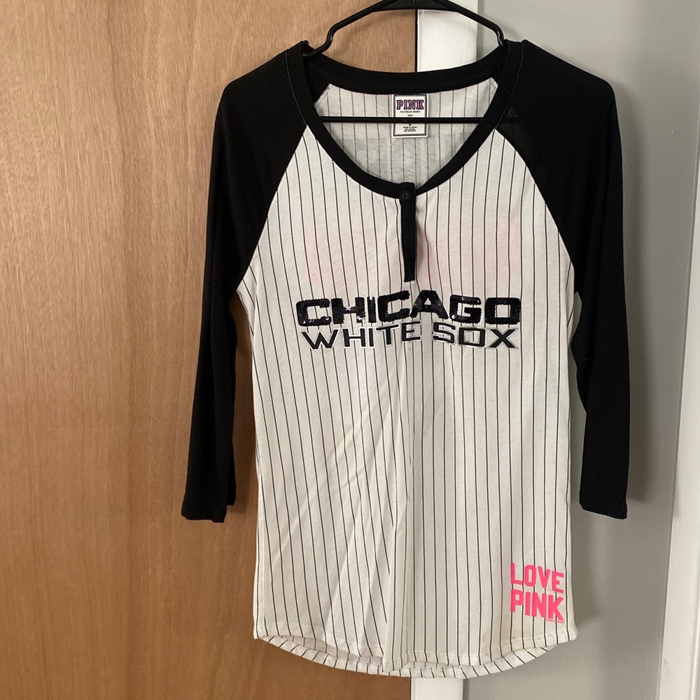 Victoria’s Secret three quarter length baseball T